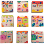 Las Monas Original Wood Block Paintings